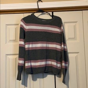 Pink rose knit sweater